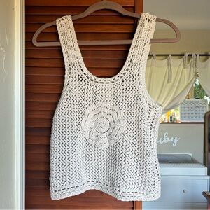 Jessica Simpson Crochet Tank Top
